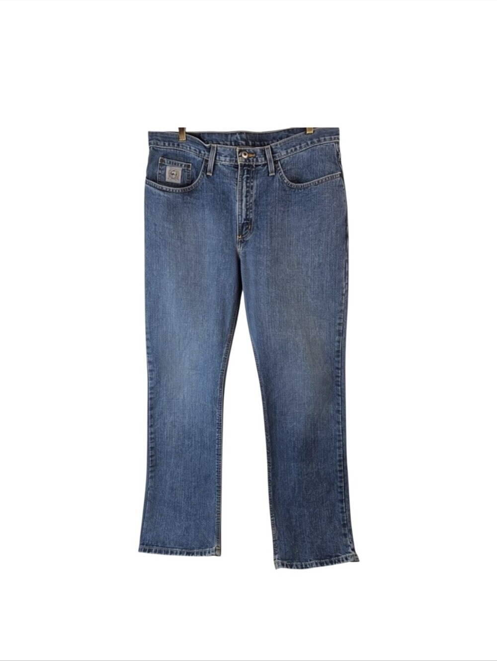 Cinch Mens 36x32 Blue Denim Jeans Relaxed Fit Western Cowboy Heavyweight Cotton